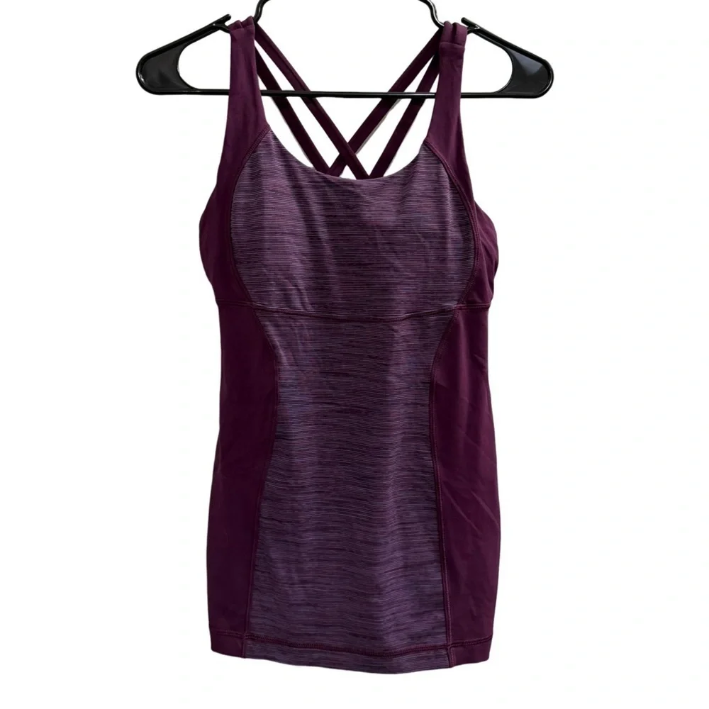 LULULEMON Energy Tank Plum Size